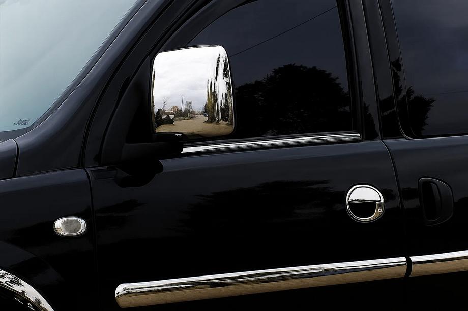 Opel Combo 2002–2012 Deur sierlijst (set 4 stuks, RVS) Image