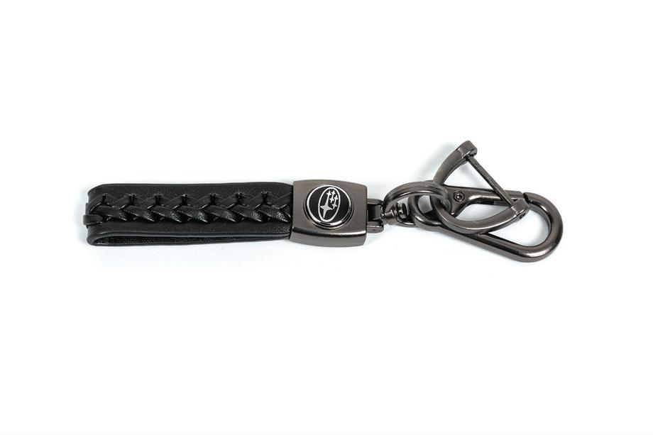 Subaru Leren sleutelhanger V2 met Subaru-logo Image