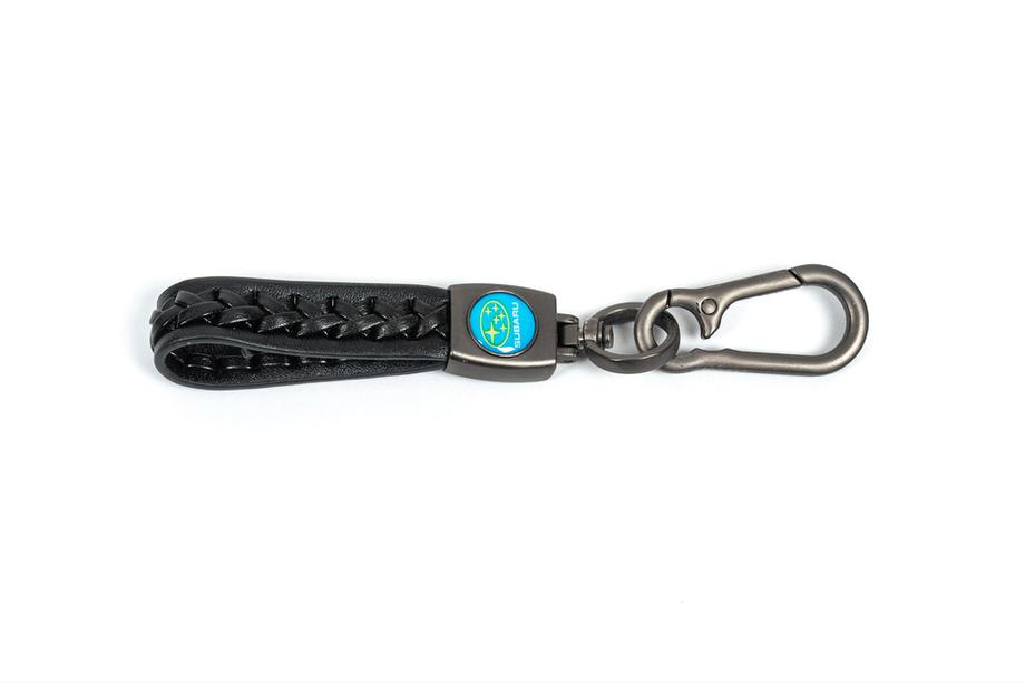 Subaru Leren sleutelhanger V3 met Subaru-logo Image