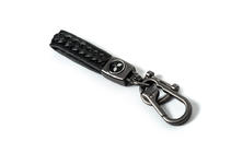 Mitsubishi Leren sleutelhanger V2 met Mitsubishi-logo foto 2