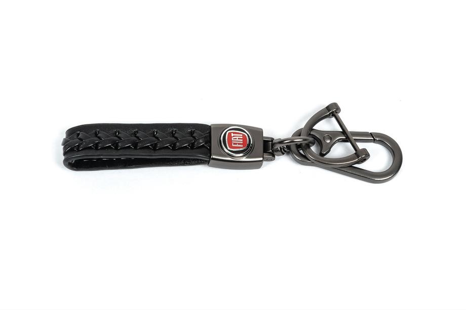 Fiat Leren sleutelhanger V2 met Fiat-logo Image