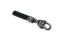 Skoda Leren sleutelhanger V2 met Skoda-logo foto 2