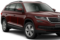 Skoda Kodiaq 2016–2023 OmsaLine deurlijsten (RVS) foto 1