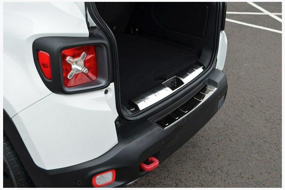 Jeep Renegade 2014– RVS achterdorpelbeschermer Image