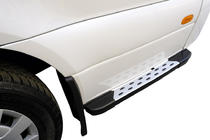 Mercedes Sprinter W907/W910 2018– DOT-Line side steps achter het wiel (2 stuks, aluminium) 114 cm foto 1
