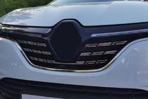 Renault Megane IV 2016–2025 RVS sierlijsten voor radiateurgrille 2021+ (set 5 stuks) foto 1