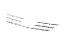 Renault Megane IV 2016–2025 RVS sierlijsten voor radiateurgrille 2021+ (set 5 stuks) foto 4