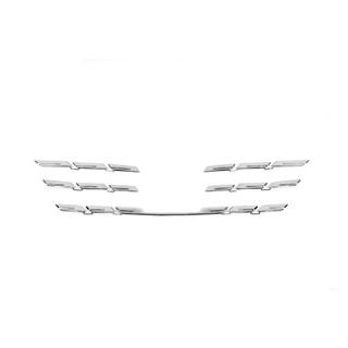 RVS sierlijsten voor radiateurgrille 2021+ (set 5 stuks) Renault Megane IV 2016–2025 foto 3