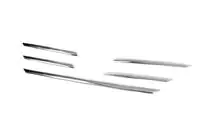 Renault Megane IV 2016–2025 TIT-designs grille-inserts voor radiatorgrille (4 stuks, RVS) foto 4