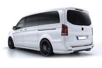 Mercedes Vito/V-klasse W447 2014– Achterbumper beschermlijst (echt carbon) foto 3