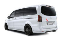 Mercedes Vito/V-klasse W447 2014– Sierlijst boven kentekenplaat (echt carbon) foto 3