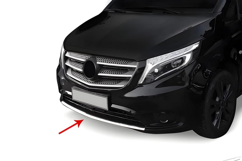 Mercedes Vito/V-klasse W447 2014– RVS sierlijsten voor voorbumper Image