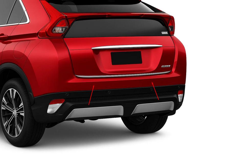 Mitsubishi Eclipse Cross 2017– RVS kofferbakrand Image