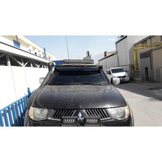 Voorruit zonneklep (Meliset LED) Mitsubishi L200 2006–2015 foto 2