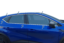Nissan Juke 2020– Complete raamomlijsting (10-delig, RVS) foto 1