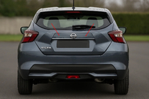 Nissan Micra K14 2016– Chromen sierlijst boven kenteken OmsaLine (RVS) foto 1