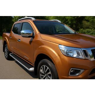 RVS spiegelkappen (2 stuks) Nissan Navara/NP300 2016– foto 1