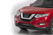 Nissan X-trail T32/Rogue 2014–2021 RVS sierlijsten voor bumperrooster (2017-2021, 2 stuks) foto 1