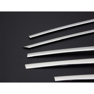 Complete raamomlijsting set (12 stuks, RVS) foto 3