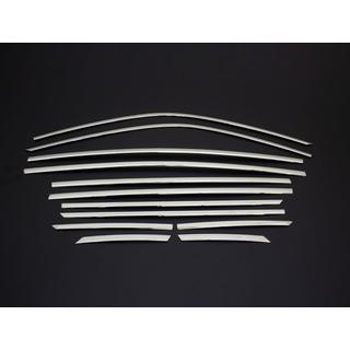 Complete raamomlijsting set (12 stuks, RVS) foto 2