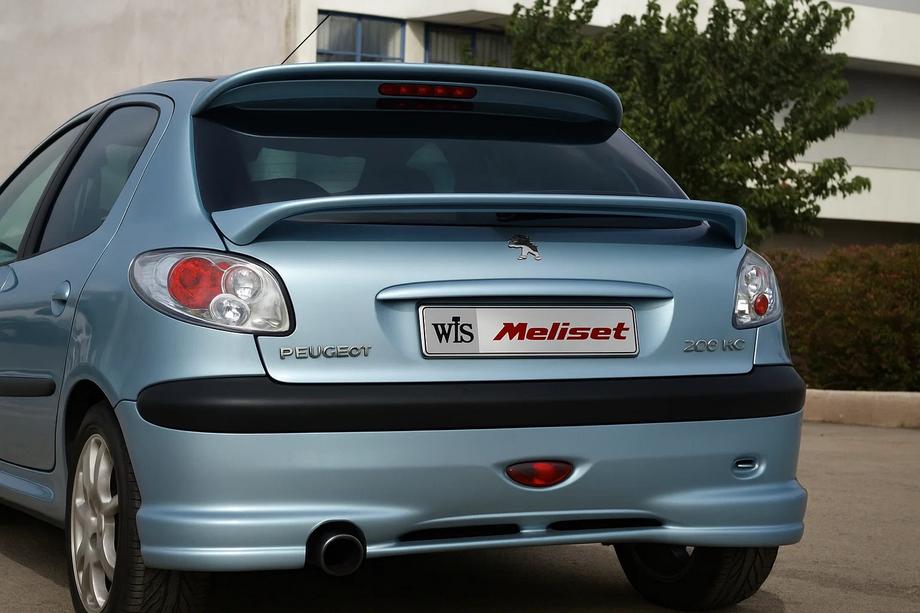 Peugeot 206 1998–2024 Onder spoiler Meliset (spuitklaar) Image