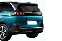 Peugeot 5008 2016–2023 Chromen sierlijst boven kenteken OmsaLine (RVS) foto 1