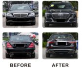 Mercedes S-class W221 2005–2013 Restyling kit voor W223 Maybach foto 4