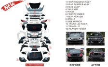 Mercedes S-class W221 2005–2013 Restyling kit voor W223 Maybach foto 9