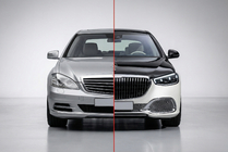 Mercedes S-class W221 2005–2013 Restyling kit voor W223 Maybach foto 1
