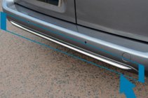 Peugeot Partner/Rifter 2019– RVS bumperrand foto 1