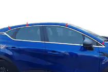 Renault Captur 2019– Bovenste raamlijsten (8-delige set, RVS) foto 1