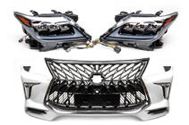 Lexus LX570/450d 2008–2022 Mini-facelift ombouwset van model 2008-2015 naar TRD Sport (bumper, koplampen) foto 4