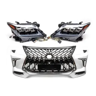 Mini-facelift ombouwset van model 2008-2015 naar TRD Sport (bumper, koplampen) Lexus LX570/450d 2008–2022 foto 4