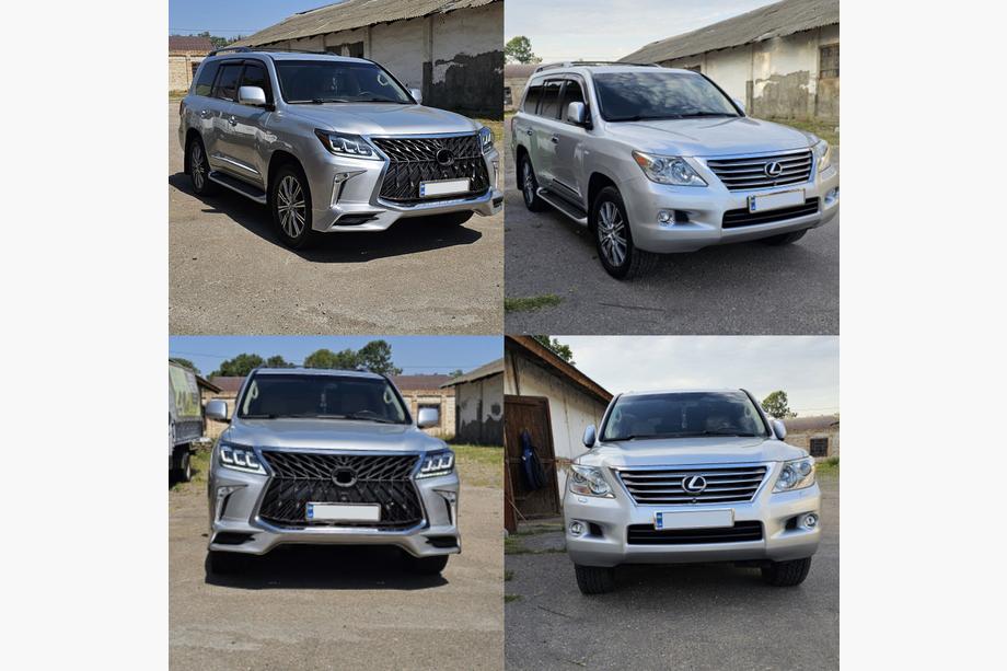Lexus LX570/450d 2008–2022 Mini-facelift ombouwset van model 2008-2015 naar TRD Sport (bumper, koplampen) Image