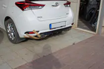 Toyota Auris 2012–2018 Achterbumper diffuser (2016-2018, in primer - klaar om te spuiten) foto 4