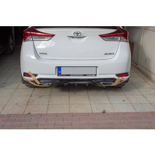 Achterbumper diffuser (2016-2018, in primer - klaar om te spuiten) Toyota Auris 2012–2018 foto 1