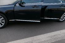 Volvo S90/V90 2016– Chromen deursierlijsten (voor V90, roestvrij staal) foto 3