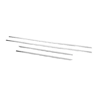 Deurstrips RVS (set 4 stuks) foto 3
