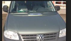 Volkswagen Caddy 2004–2010 Motorkap overzetstuk (spuitklaar) foto 1