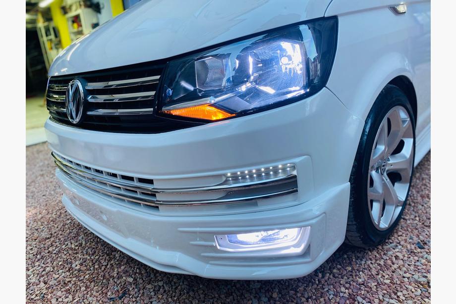 Volkswagen T6 2015–2024 Voorbumper lipspoiler Genis 2015-2018 (spuitklaar) Image