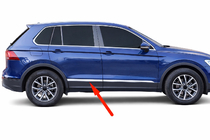 Volkswagen Tiguan 2016–2023 OmsaLine deurlijsten voor AllSpace (set 4 stuks, RVS) foto 1