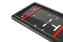 Kentekenplaathouder carbon (1 st) foto 3