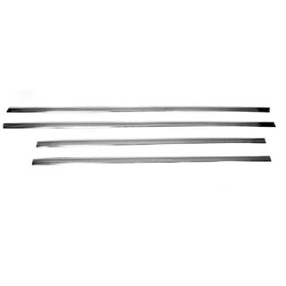 Onderste raamlijst (4 stuks, RVS) Volkswagen Touareg 2010–2018 foto 2