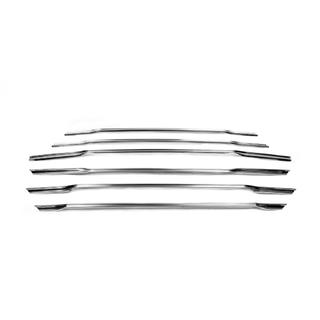Carmos grille sierlijsten (2014-2018, 6 stuks, RVS) Ford Courier 2014–2023 foto 3
