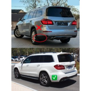AMG V1 bodykit set met achterdiffuser (GLS63) Mercedes GL/GLS-klasse X166 2012–2019 foto 2