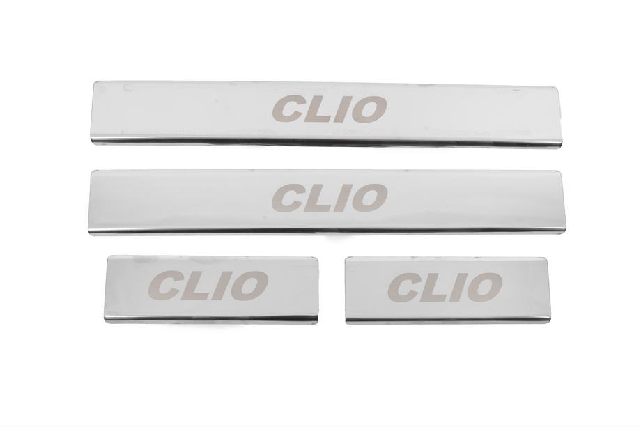 Renault Clio IV 2012–2019 Carmos instaplijsten RVS (4 stuks) Image