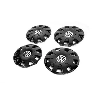 Wieldoppen zwart ABS (1-ring, set 4 st.) Volkswagen Crafter 2006–2016 foto 3