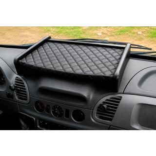 Dashboardplank (2000-2006, zwart met zwart stiksel) Mercedes Sprinter W901/902/903/904/905 1995–2006 foto 1