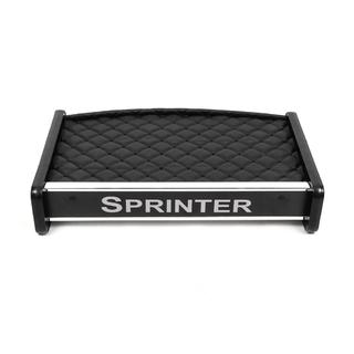 Dashboardplank (2000-2006, zwart met zwart stiksel) Mercedes Sprinter W901/902/903/904/905 1995–2006 foto 3