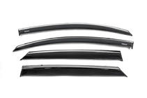 Hyundai Tucson TL 2016–2021 Raamwindschermen met chroomstrip (4 stuks, Niken) foto 4